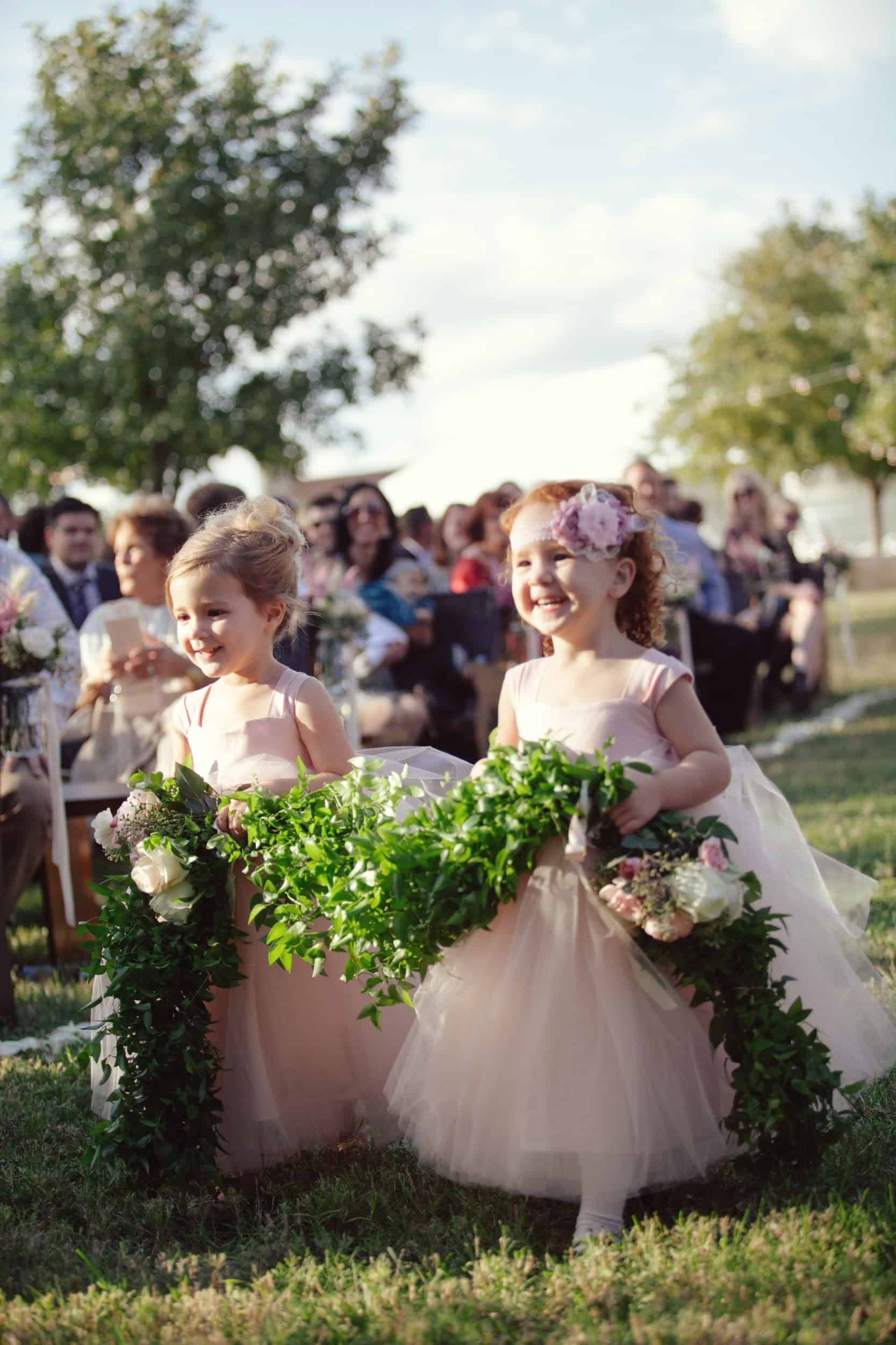 flowers for flower girl to throw