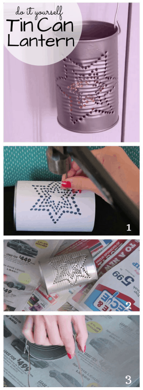 Turn those Recycled Tin Cans into Superb, Creative Lanterns