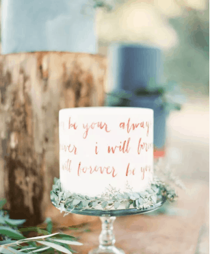 26 Beautiful Calligraphy Ideas for your Wedding 95