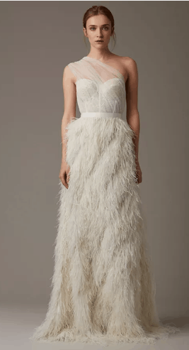 26 Feather Accented Wedding Gowns For Dreamy Brides 501