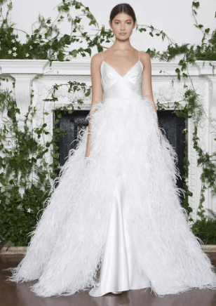 26 Feather Accented Wedding Gowns For Dreamy Brides 531