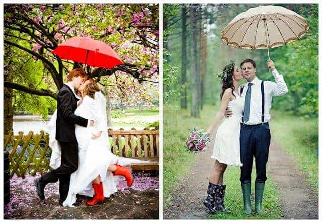 The Benefits of a Rainy Wedding Day