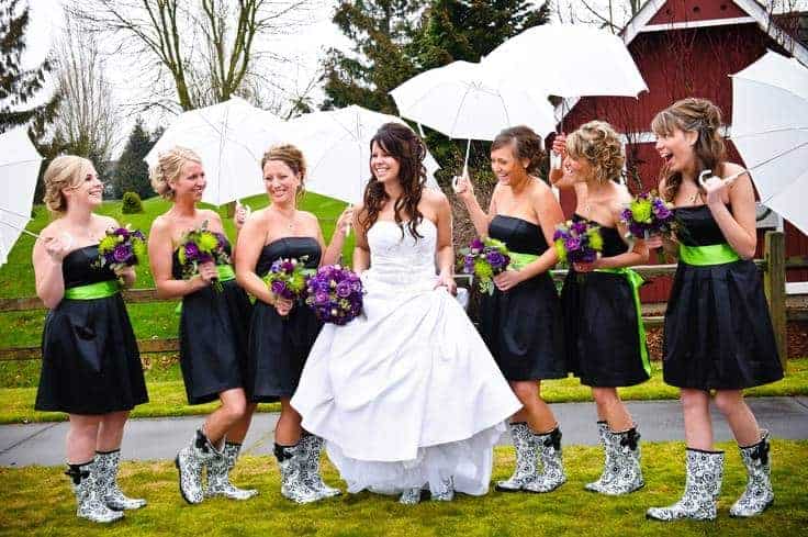 The Benefits of a Rainy Wedding Day