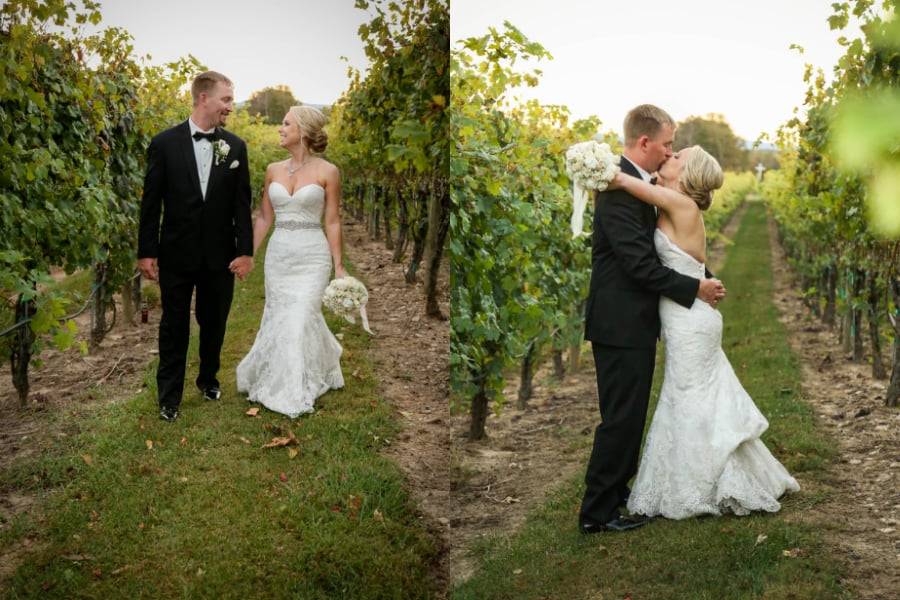 Contemporary Vineyard Wedding