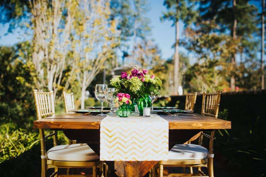 Outdoor Stylishly & Chic Wedding Décor