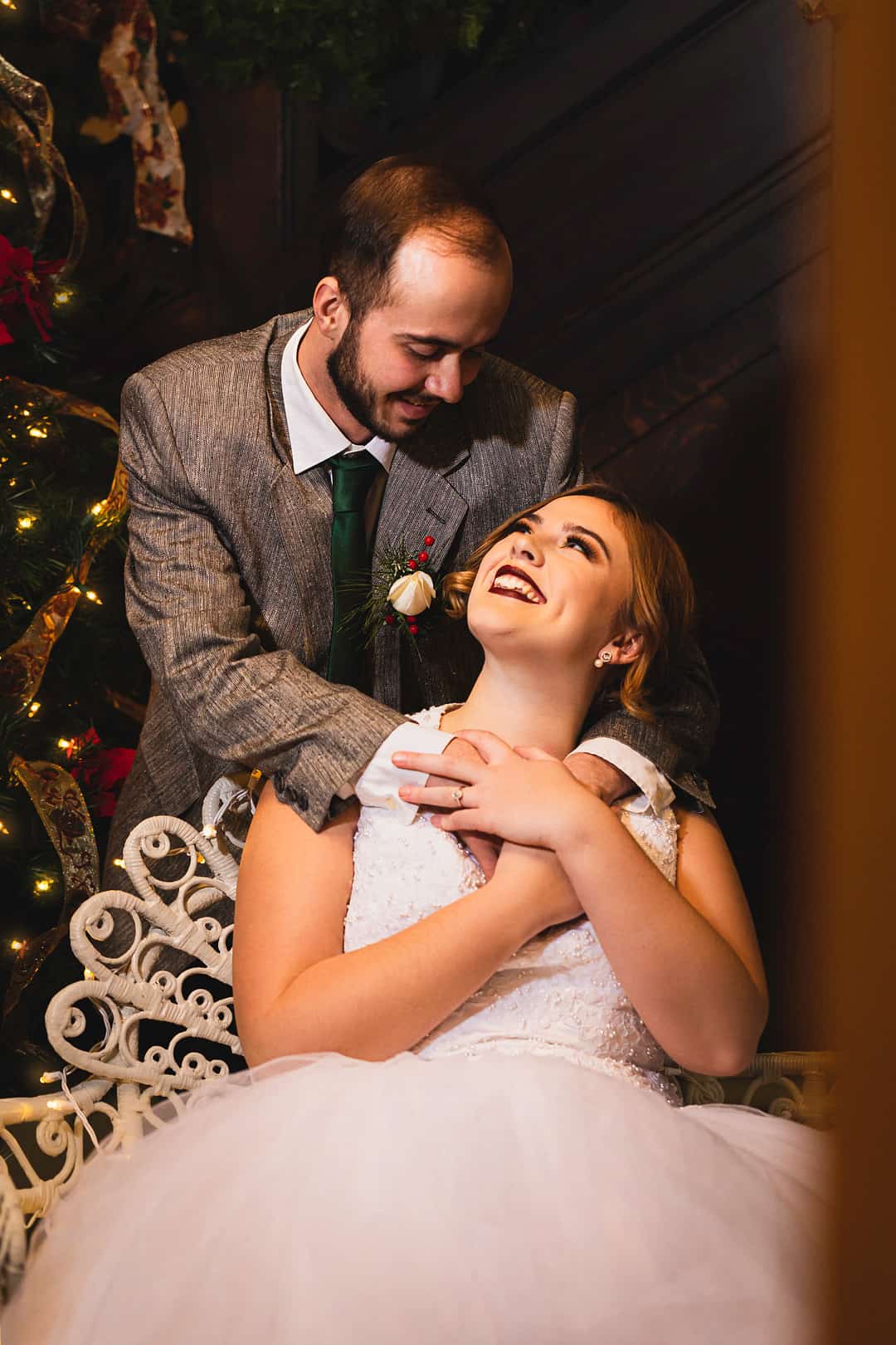 Vintage Christmas Wedding 67