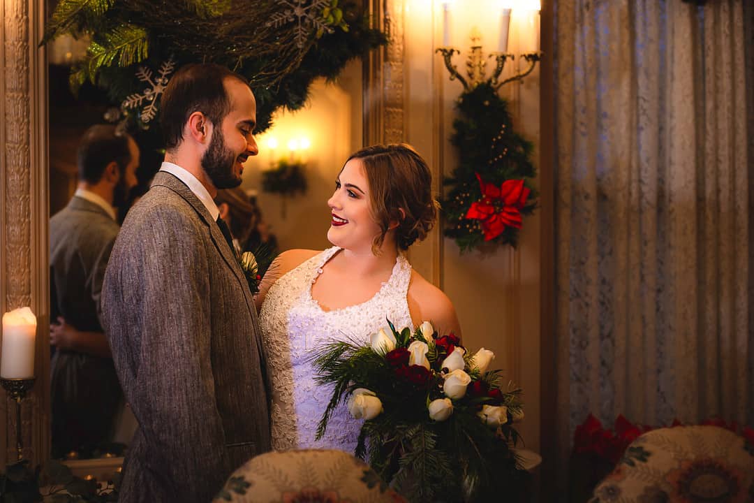 Vintage Christmas Wedding 71
