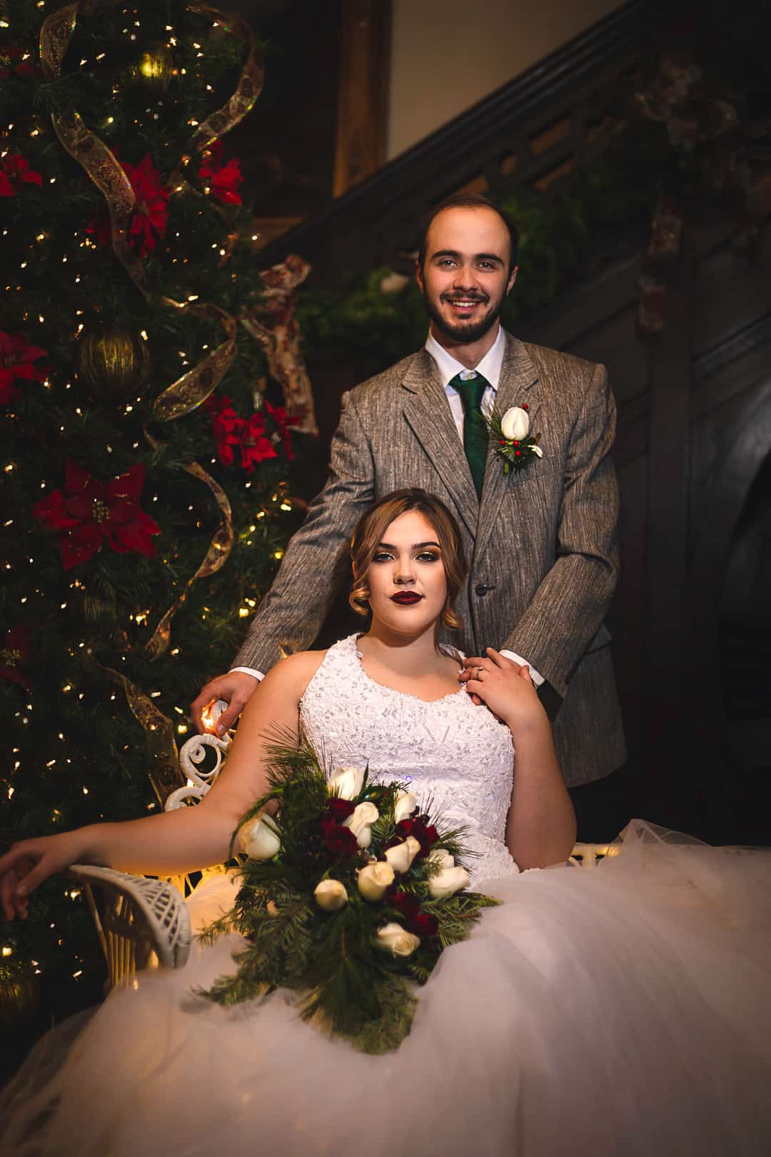 Vintage Christmas Wedding 43