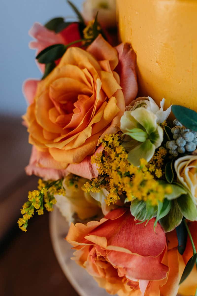 Vineyard Elopement With Touches of Coral and Sunny Yellow 67