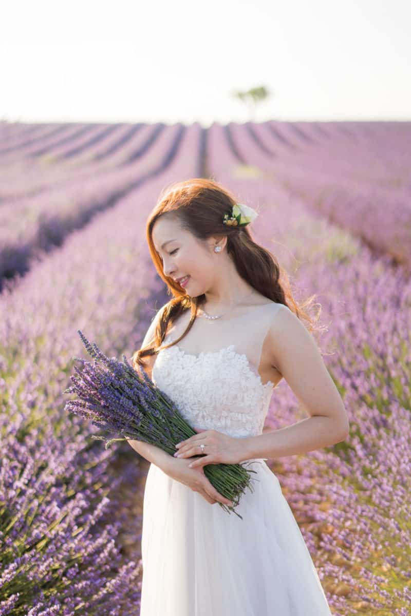 Intimate Wedding Ceremony In The Lavender Fields 45