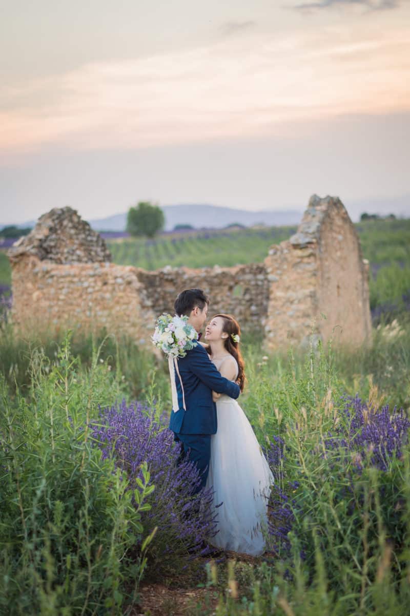 Intimate Wedding Ceremony In The Lavender Fields 59