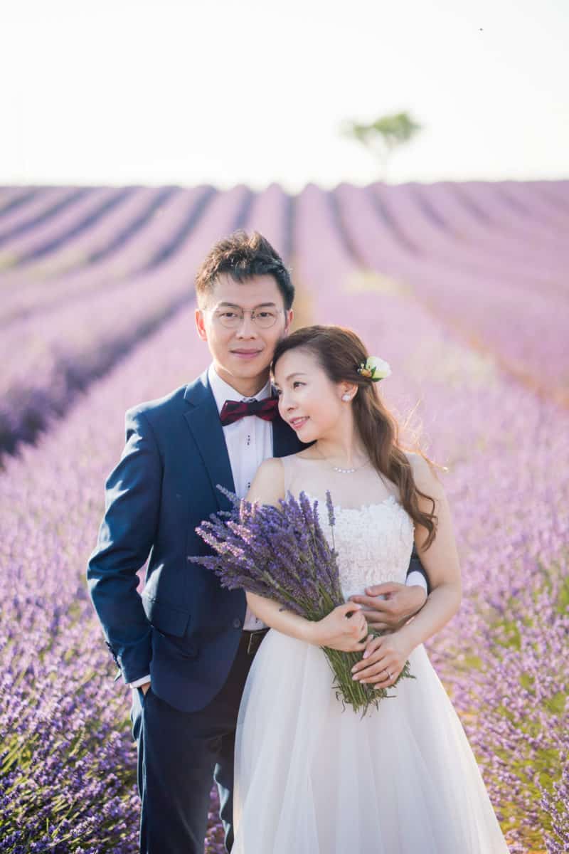 Intimate Wedding Ceremony In The Lavender Fields 41
