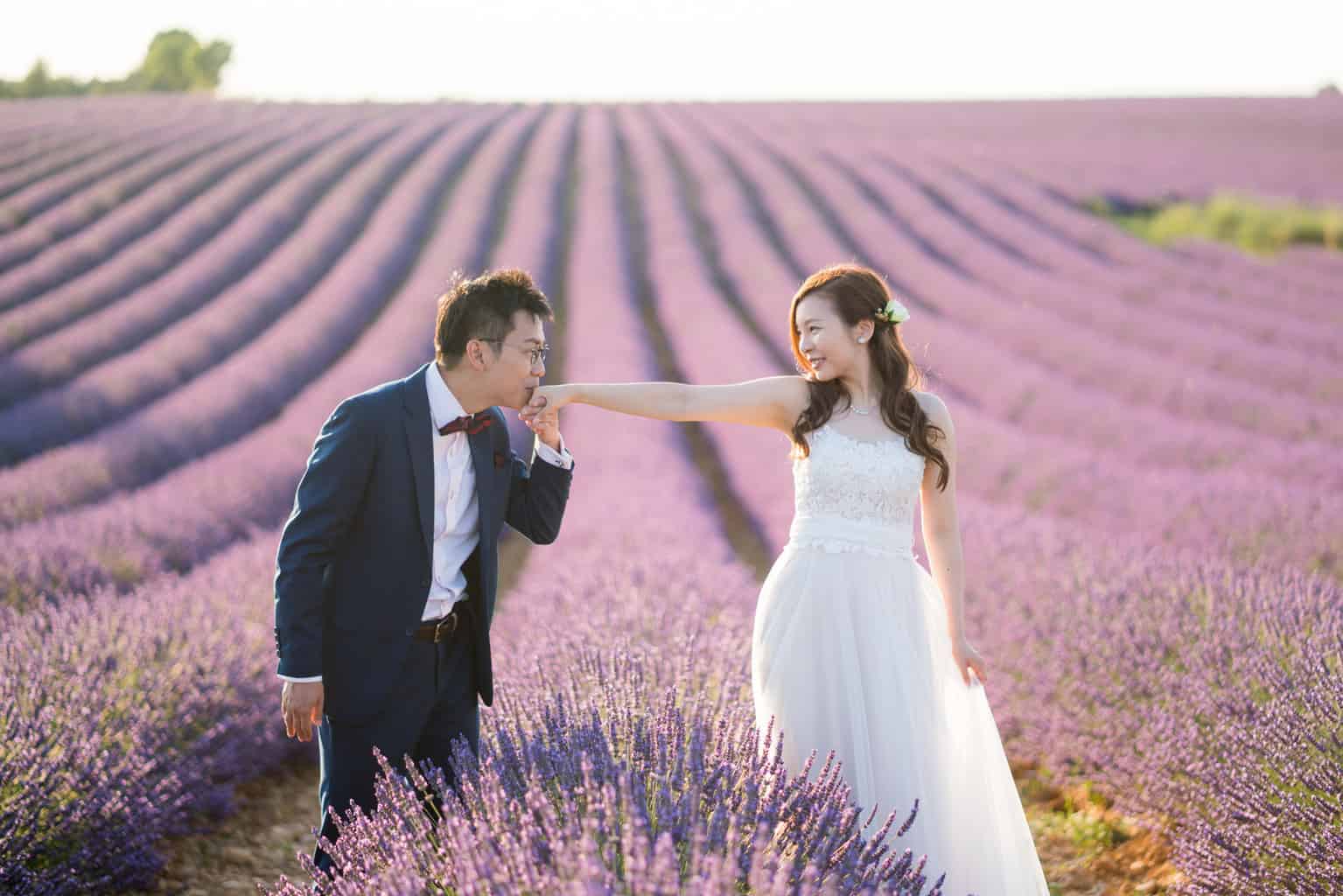 Intimate Wedding Ceremony In The Lavender Fields 51