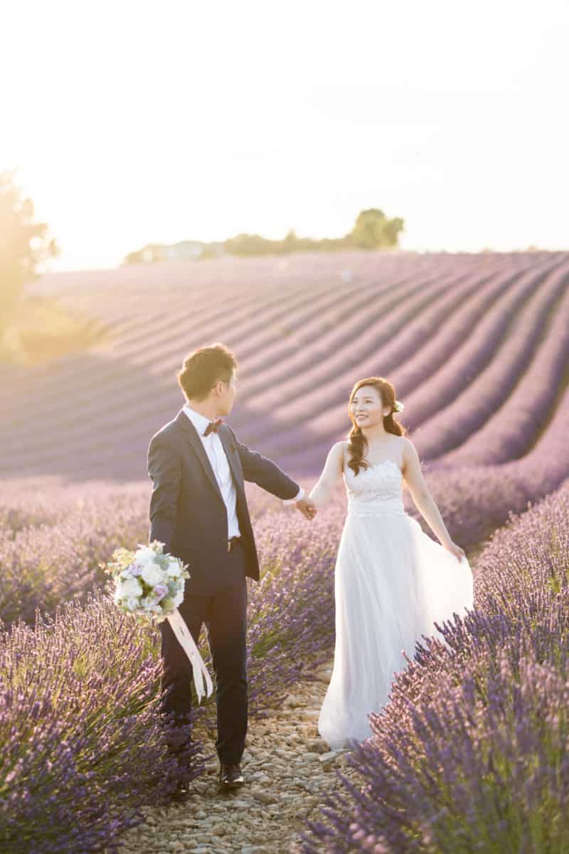 Intimate Wedding Ceremony In The Lavender Fields 57