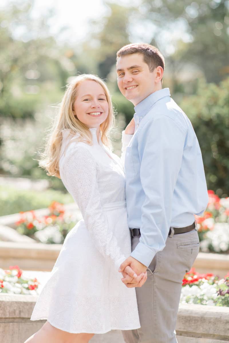 Chelsea and John: Flower-filled Afternoon Engagement Shoot 97