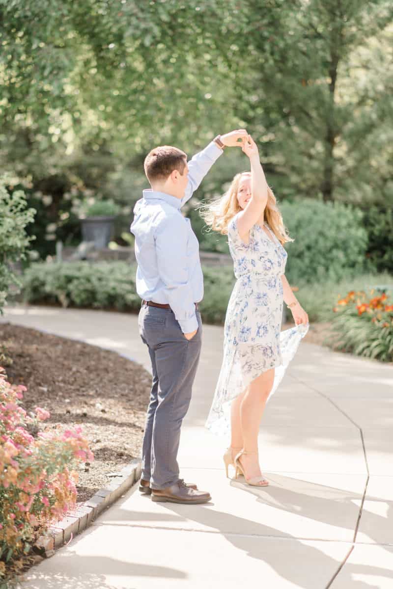 Chelsea and John: Flower-filled Afternoon Engagement Shoot 45