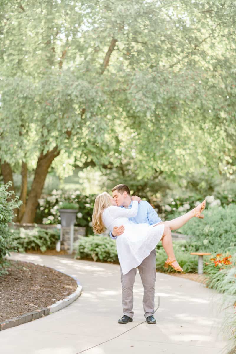 Chelsea and John: Flower-filled Afternoon Engagement Shoot 115