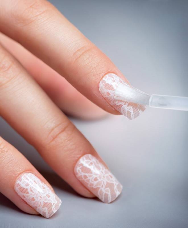 Beautiful Wedding Manicure Ideas