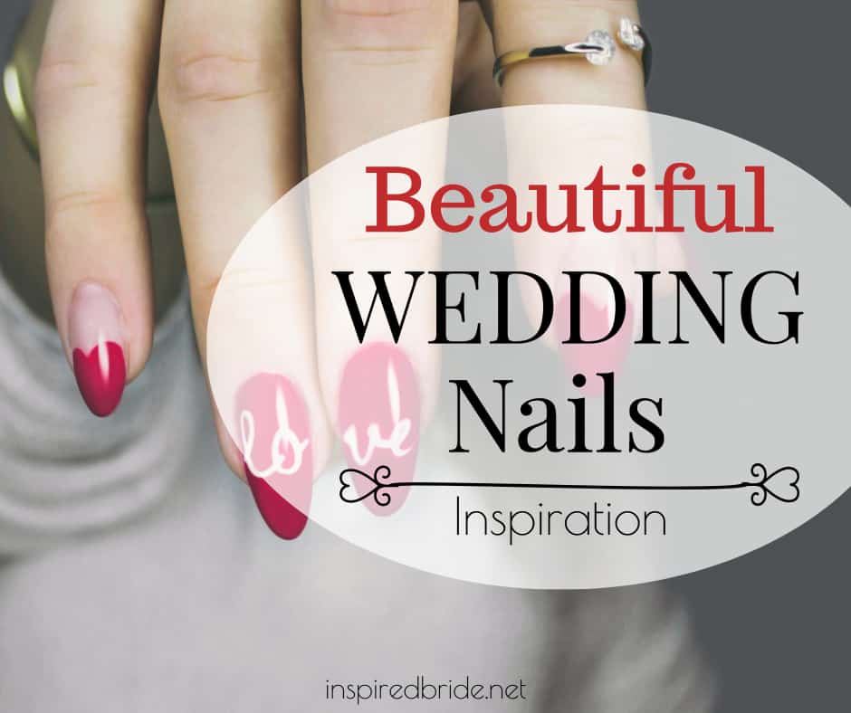 Wedding Nails Inspiration for Brides 26