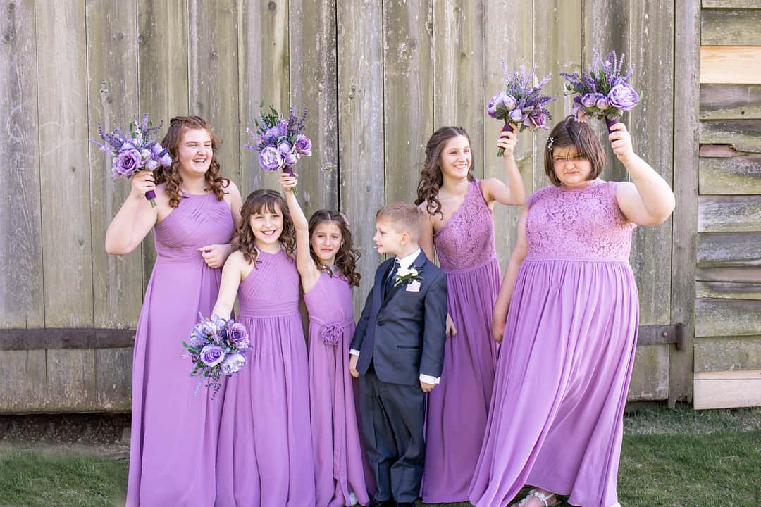 Lavender Backyard Wedding 83