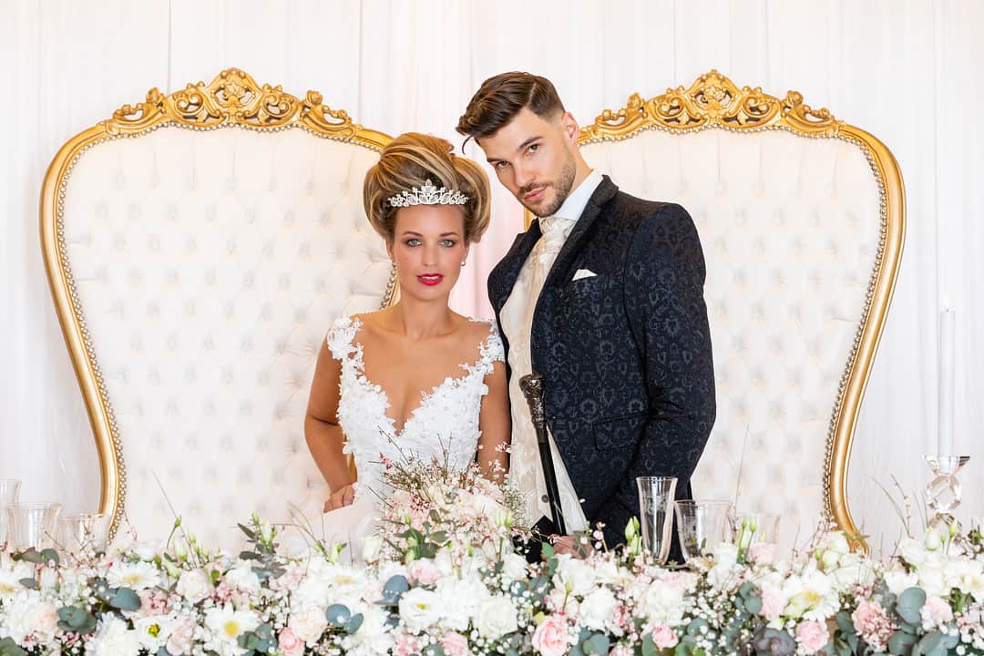 White and Gold Luxury Themed Styled Shoot 53