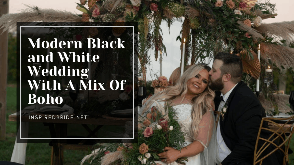 black white wedding
