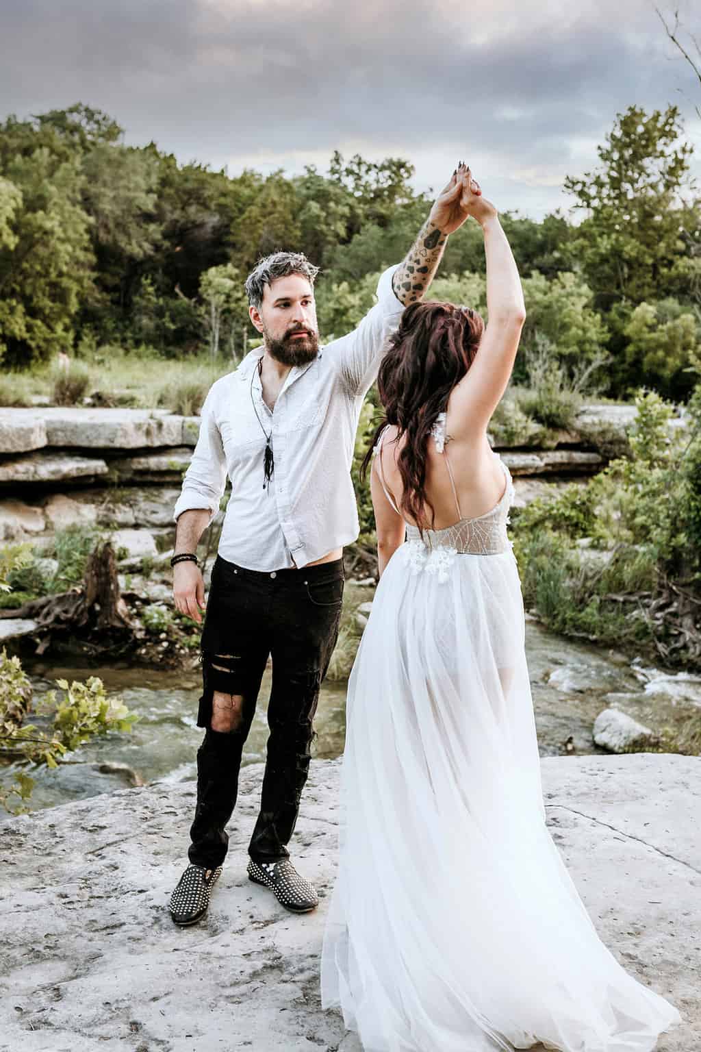 Rock 'n Roll Themed Elopement 567