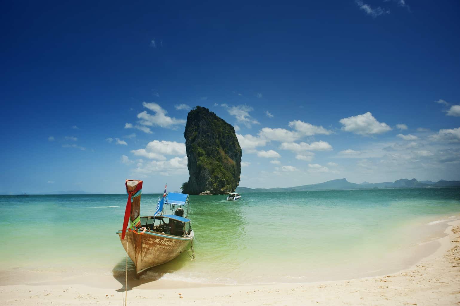 Brown on Seashore Near Mountain