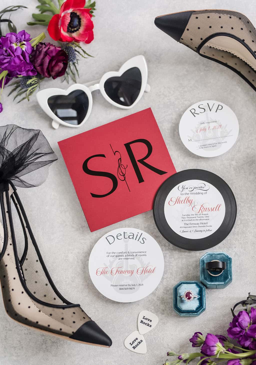Love Rocks: A Music Themed Styled Wedding 59