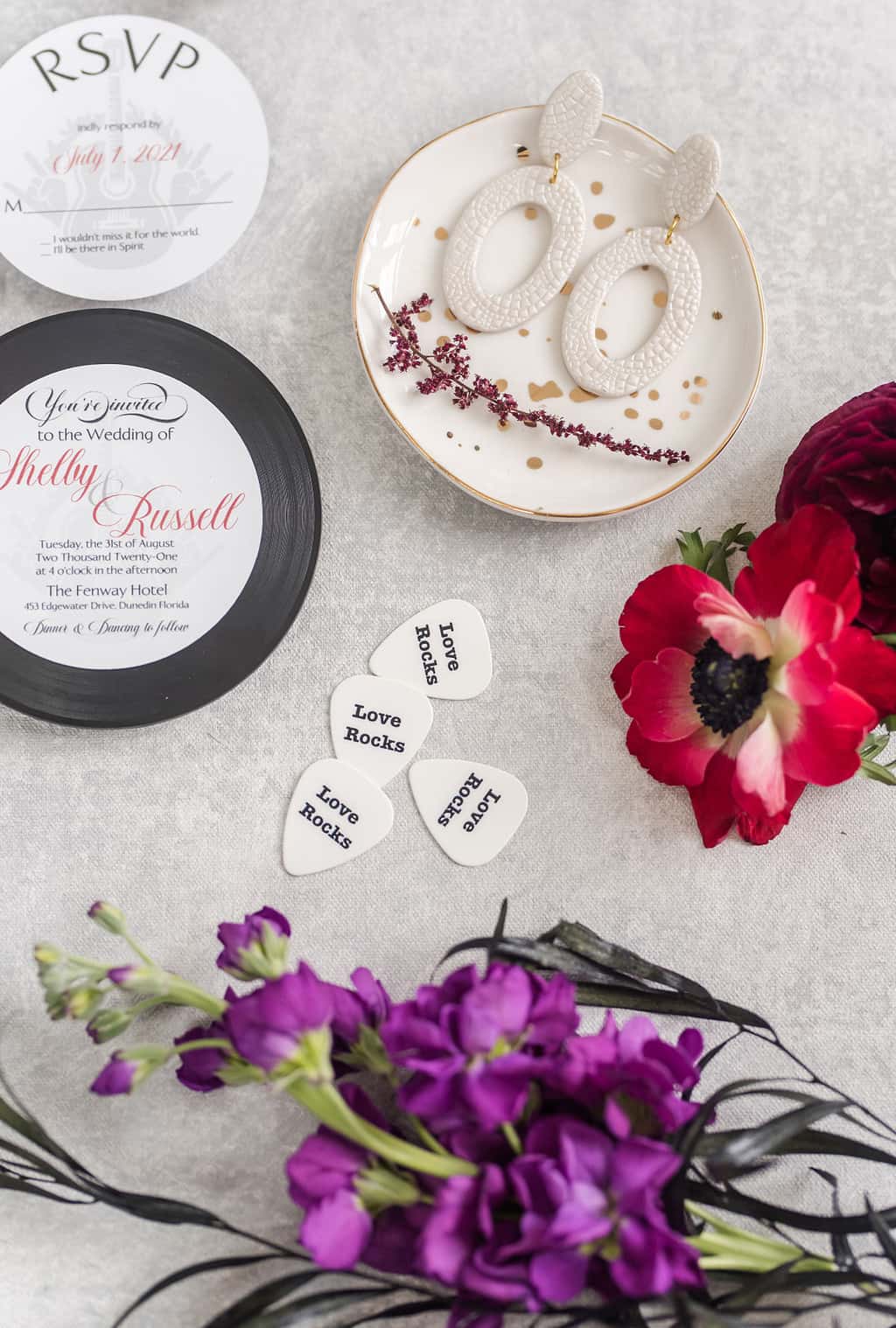 Love Rocks: A Music Themed Styled Wedding 61