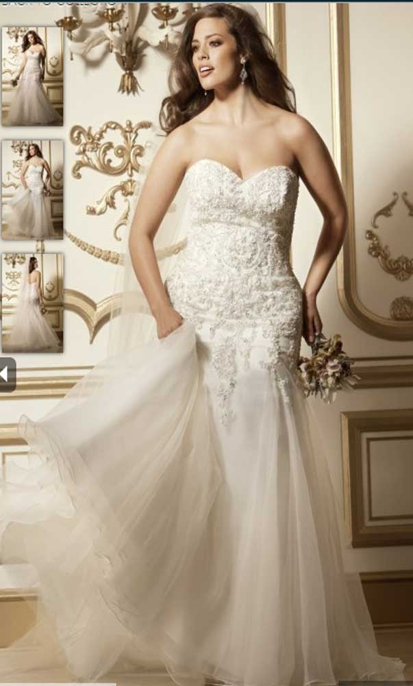 10 Stunning Plus Size Wedding Dresses, Tips & Advice: Release the Stress About the Dress