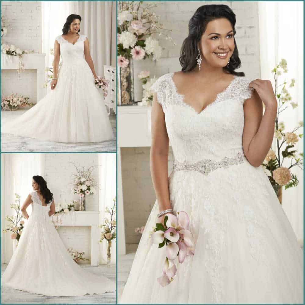 10 Stunning Plus Size Wedding Dresses, Tips & Advice: Release the Stress About the Dress