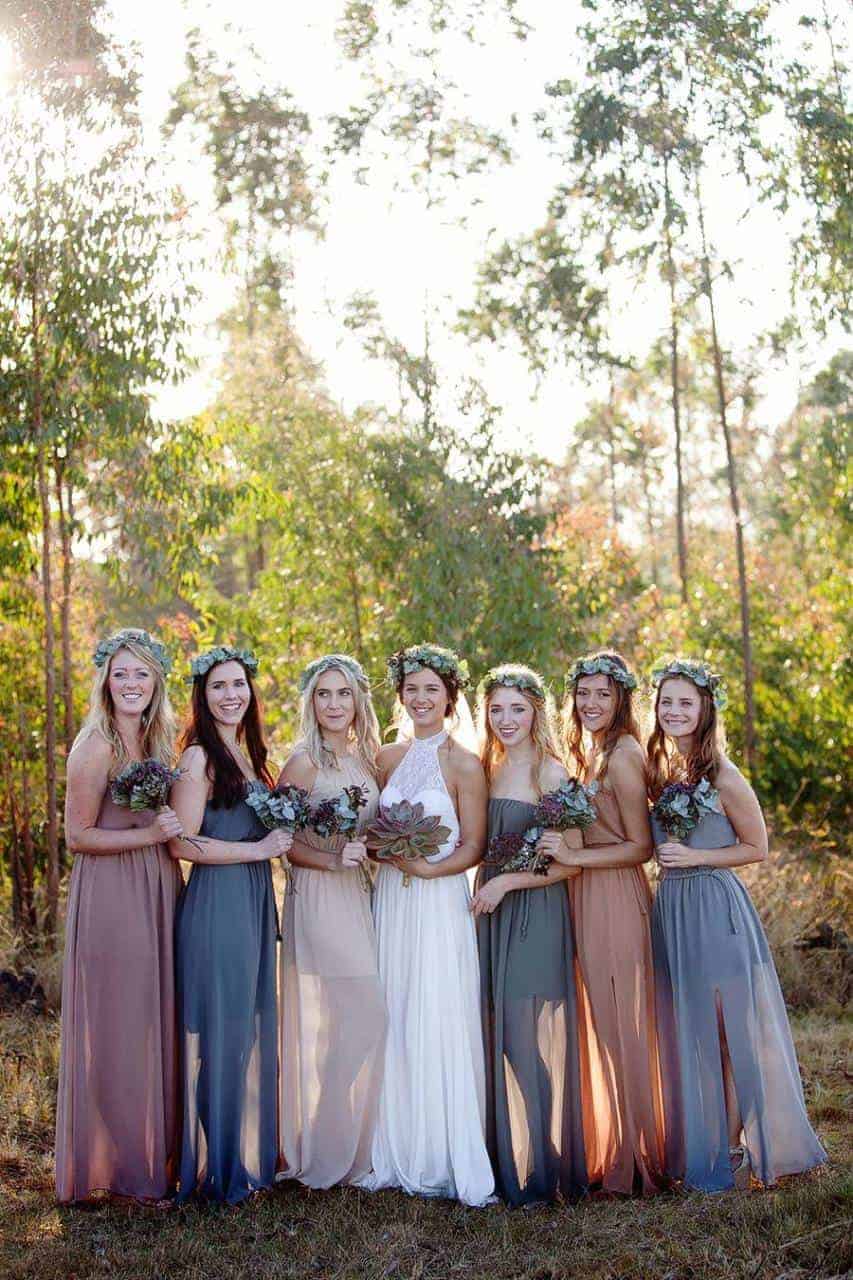 4 Tips For Pulling Off Perfect Mix and Match Bridesmaid Dresses