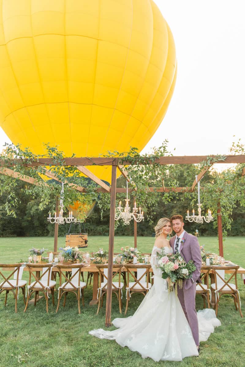 Bohemian Meets Whimsical: Styled Shoot in a Hot Air Balloon Experience 101