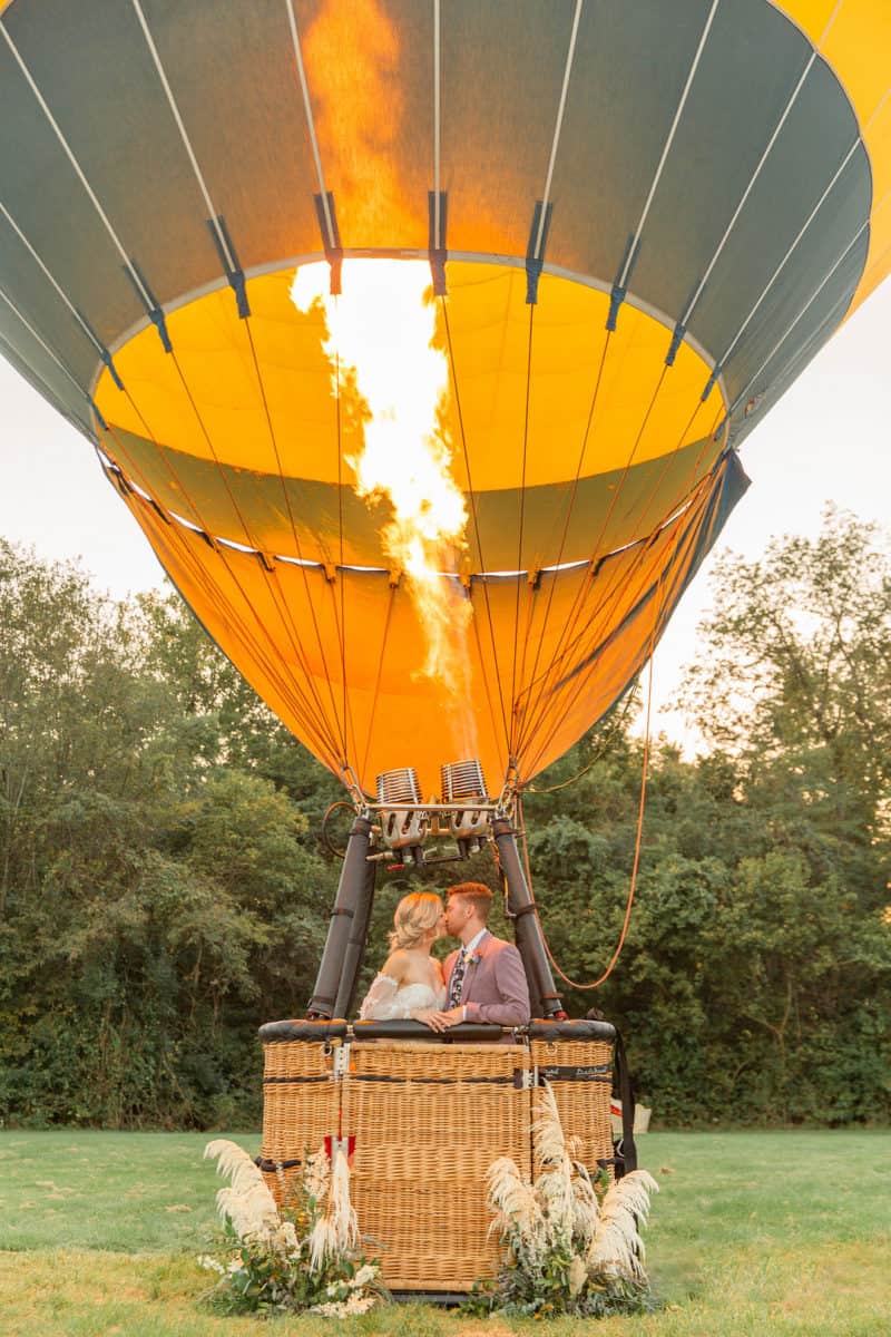 Bohemian Meets Whimsical: Styled Shoot in a Hot Air Balloon Experience 365