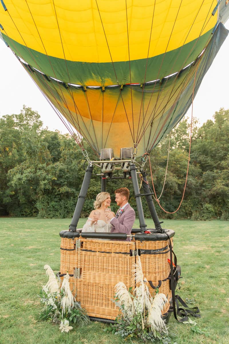Bohemian Meets Whimsical: Styled Shoot in a Hot Air Balloon Experience 393