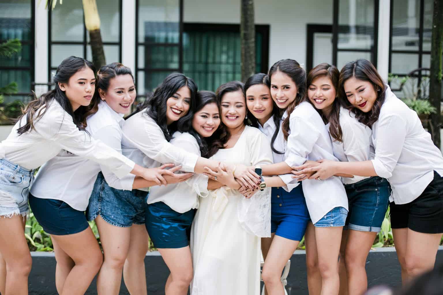 Wedding Bride and Bridesmaid