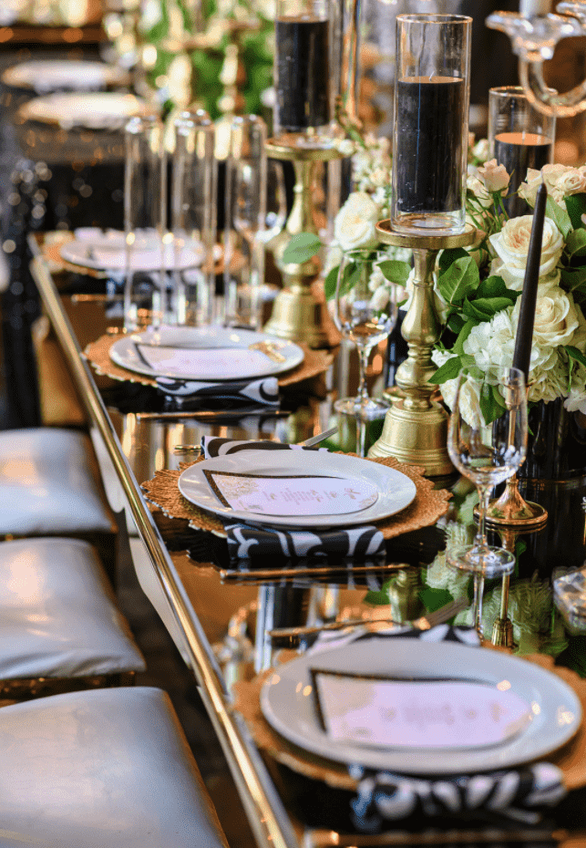 Black, White and Gold: An Opulent Fairy-tale Like Wedding 91