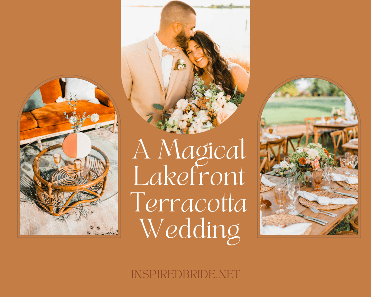 A Magical Lakefront Terracotta Wedding