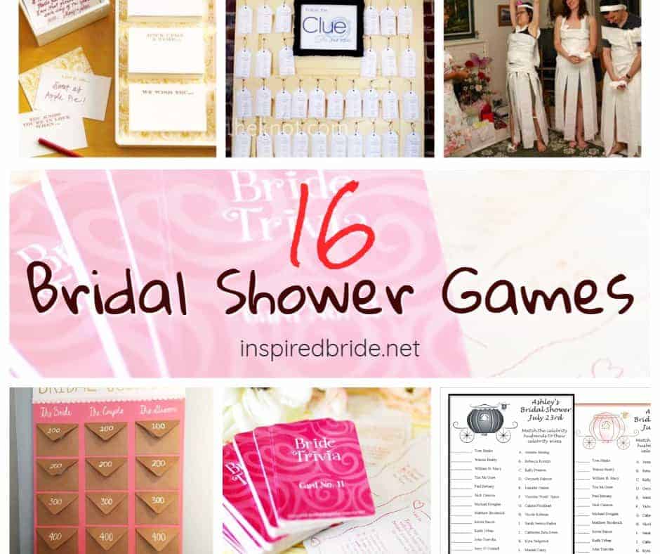 Classic Bridal Shower Games