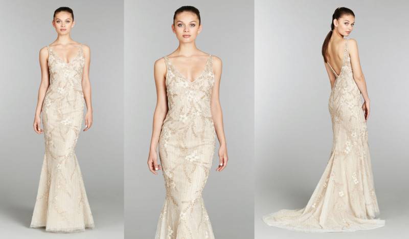 Stunning Gold-Infused Wedding Dresses - The Inspired Bride