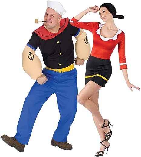 Popeye and Olive OYL Costume Set