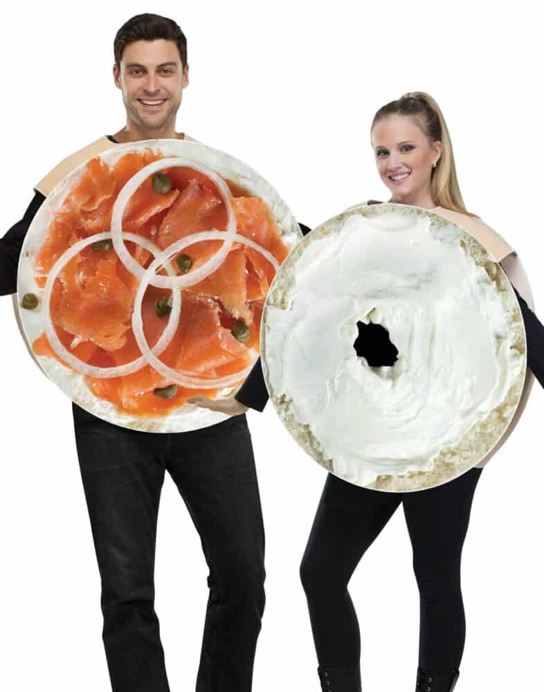 Bagel and Lox Couples Halloween Costume