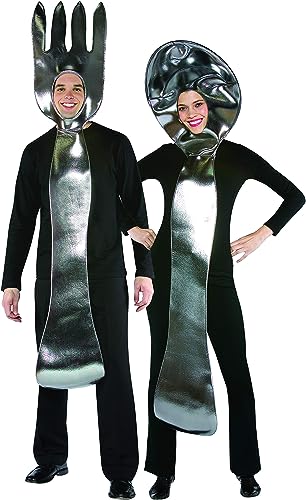 Rasta Imposta Fork &amp; Spoon Costume Set Silver