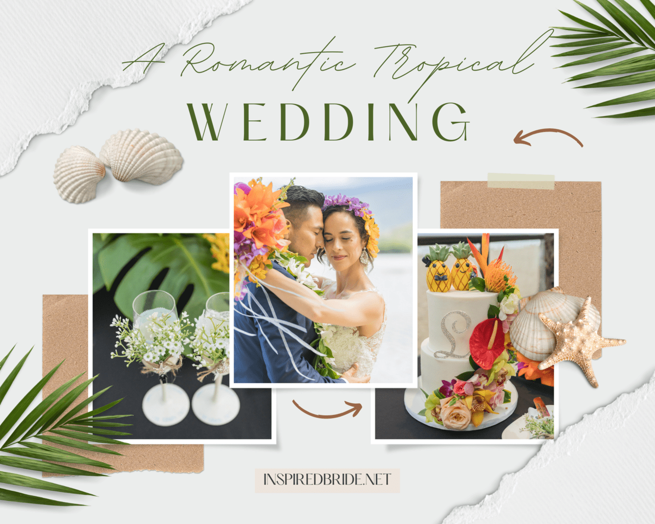 A Romantic Tropical Wedding at Kualoa Ranch