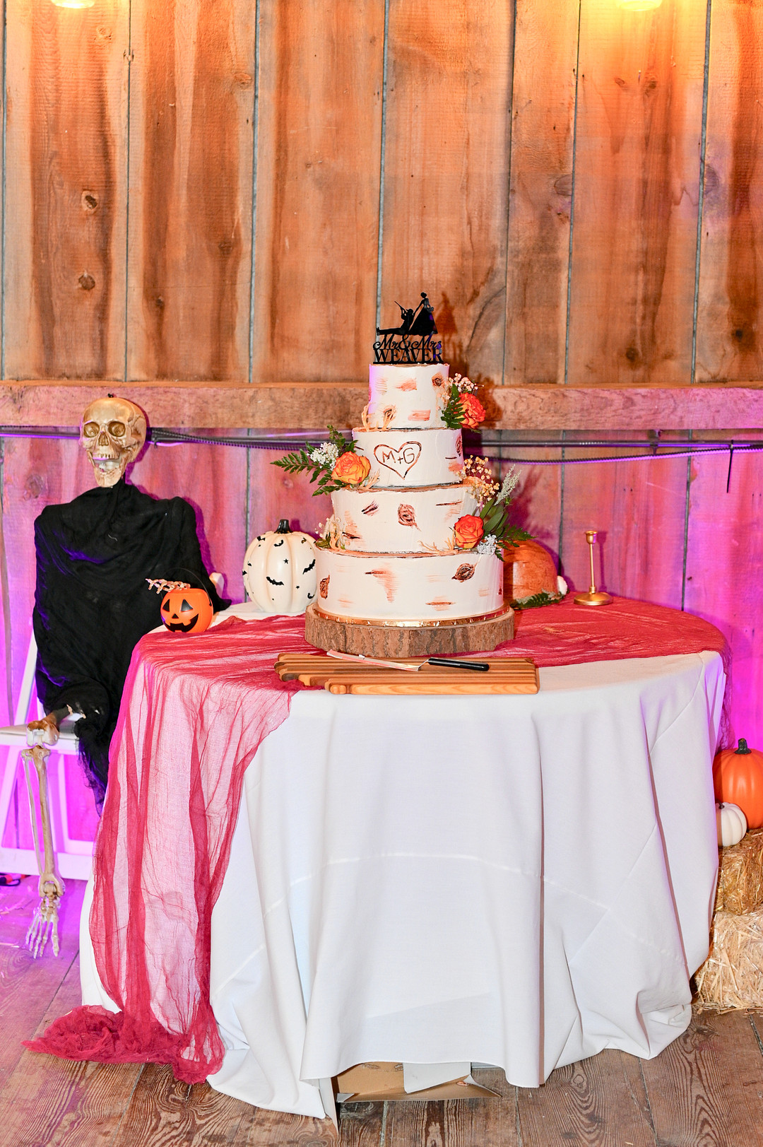Halloween Themed Wedding At An Orchard 61