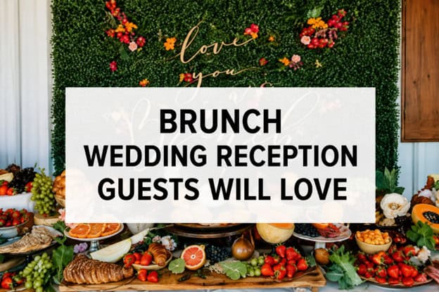 How to Host a Brunch Wedding Reception Guests Will Love 4 How to Host a Brunch Wedding Reception Guests Will Love 3