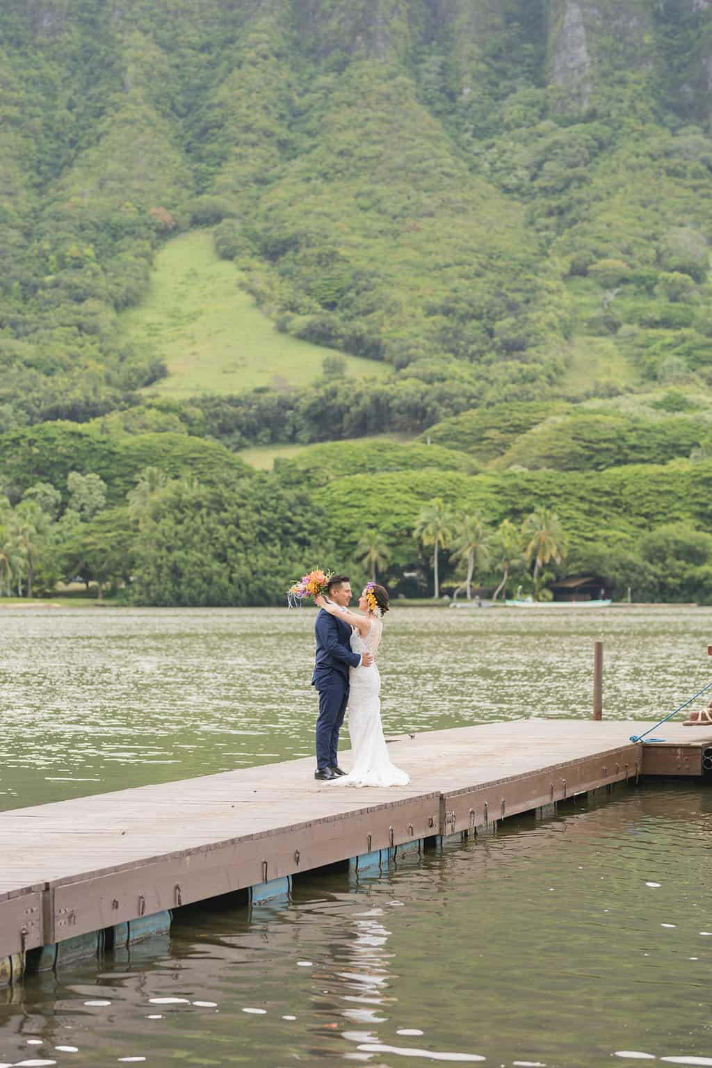 A Romantic Tropical Wedding at Kualoa Ranch 157