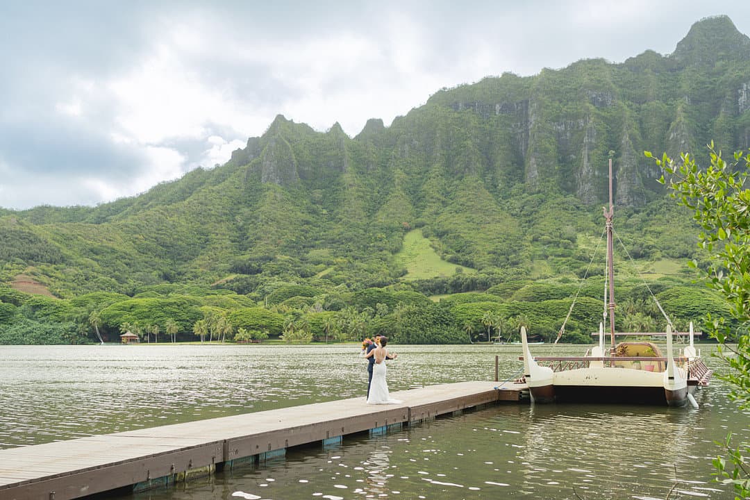 A Romantic Tropical Wedding at Kualoa Ranch 155