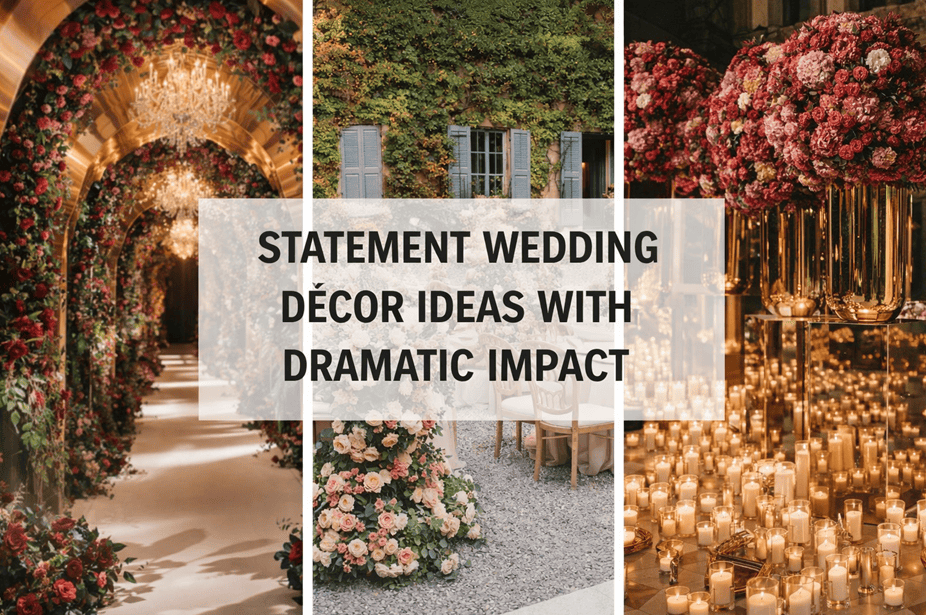 Statement Wedding Décor Ideas for a Bold and Dramatic Celebration 1
